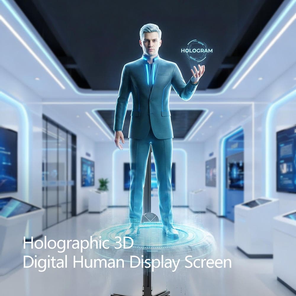 Wholesale HD Hologram Projector Fan with 3D Visual Effect for Indoor Event Promotion Digital Signage High Brightness