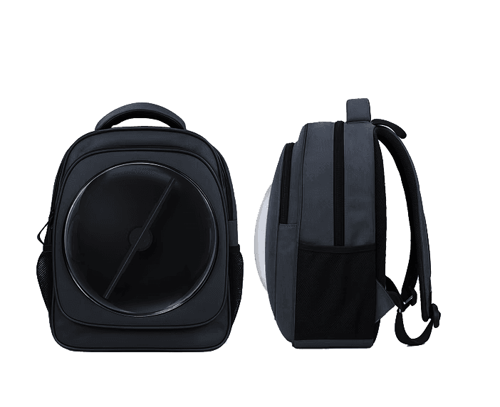 AZMAX P30 High Brightness 3D Holographic Advertising Backpack Holographic Fans Remote Content Update Nighttime Visibility for